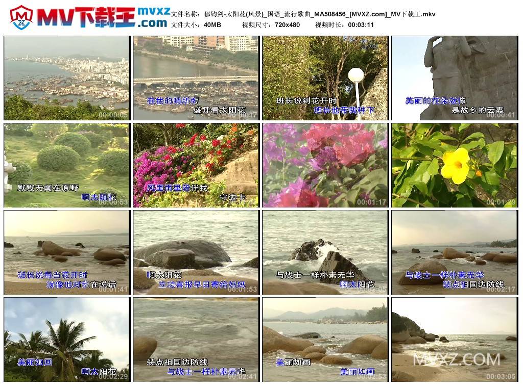 郁钧剑-太阳花(风景)_国语_流行歌曲_MA508456